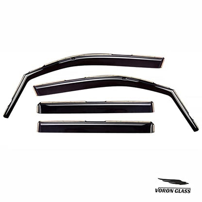 in Channel Extra Durable Rain Guards for Honda Pilot 2016 (For Pilot 16-22)