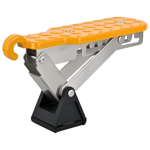 Car Door Step Universal Aluminum Latch Step for Car Roof Access Portable Folding Car Door Latch Hook Step Multi (Yellow)