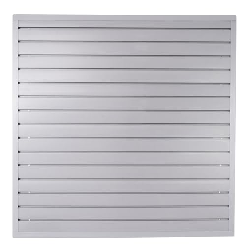 Slat Wall Paneling Garage Wall Organizer (Grey / 4x4ft)