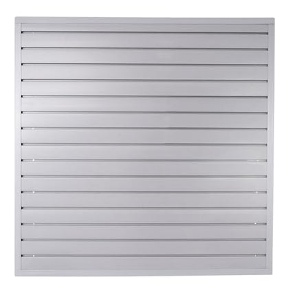Slat Wall Paneling Garage Wall Organizer (Grey / 4x4ft)