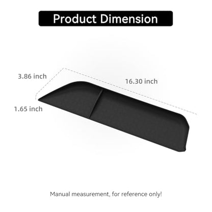 co pilot's dashboard Organizer For Toyota RAV4 2026 Central Control dashboard TPE Storage Box Interior Auto Accessories Black (26RAV4 D-BOX)