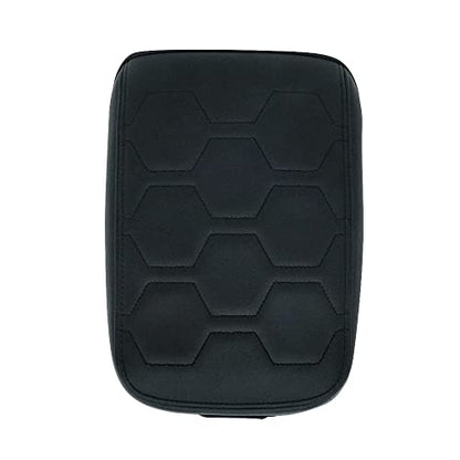 Armrest Cover for Nissan Frontier 2022 (7) 22+ |Frontier| V1 Black Stich, Regular)