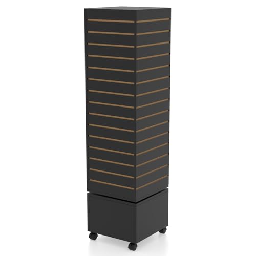 Rotating Slatwall Display Rack (Black)
