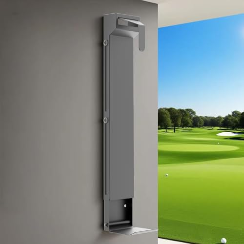 Wall Mount Golf Bag Storage Rack (Black)