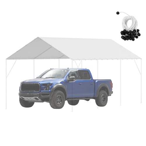 10x20' Canopy Replacement Cover Heavy Duty (White / 10x20ft)