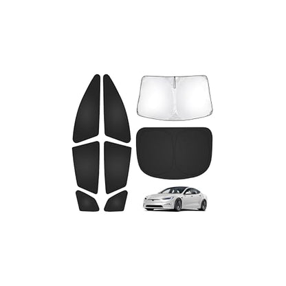 Windshield Sun Shade for Tesla Model S Plaid 2021 (For Tesla Model S Plaid 21-26)