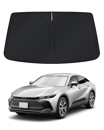 Windshield Sun Shade for Toyota Crown 2023 2024 2025 2026 Accessories Window Sunshade Sun Visor Protector Foldable Blocks UV Rays Keep Your Car Cooler (FOR | Toyota Crown 2023-present)