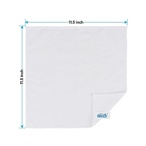 24PK Microfiber Cleaning Cloth (White)