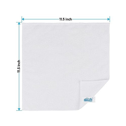 24PK Microfiber Cleaning Cloth (White)