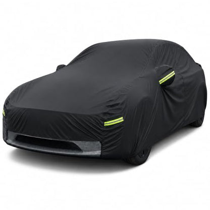 Car Cover for Tesla Model Y Waterproof Outdoor Cover (Black / Fit for Tesla Model Y)
