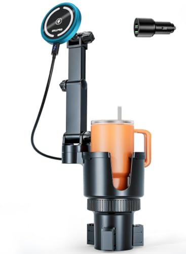 for MagSafe Car Charger Cup Holder Mount (Blue)