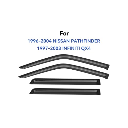 Window Visors Rain Guards for 1996 (1996-2004 Nissan Pathfinder)