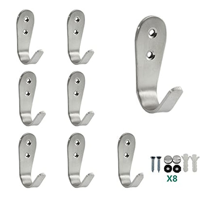Stainless Steel Coat Hooks (U Shape Large：67*25*35mm)