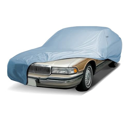 Car Cover All Weather for 1991 (47. Roadmaster Wagon 1991-1996 / Sky Gray)