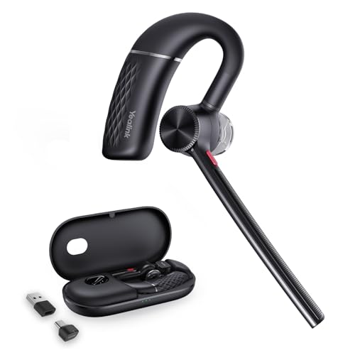 Bluetooth Headset BH71 Noise Cancelling Wireless Earpiece for Phone (Black / BH71 Pro USB-C to A)