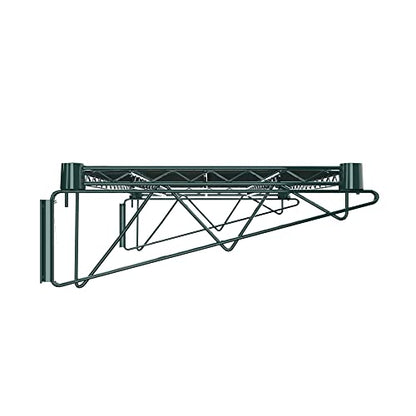 18" x 36" Green Epoxy Wire Wall Mount Shelf (Green / 18" x 36")