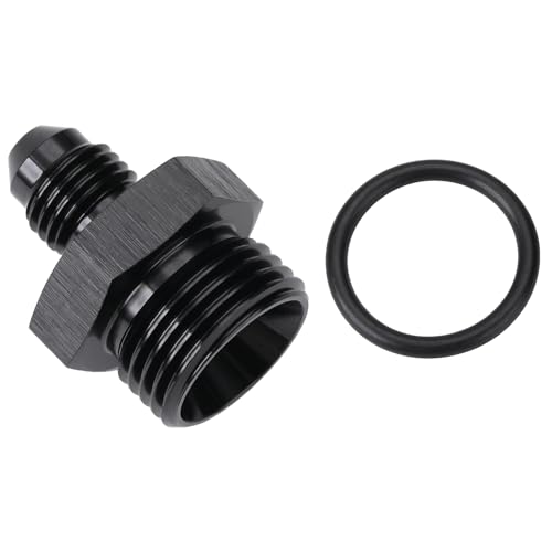 4AN Male Flare to 8AN ORB O (4AN to 8AN ORB / Black - 1PC)