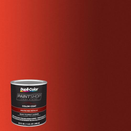Paint Shop Finish System (Molten Red / 32 Fl Oz (Pack of 1) / Step 2)