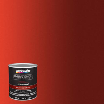 Paint Shop Finish System (Molten Red / 32 Fl Oz (Pack of 1) / Step 2)