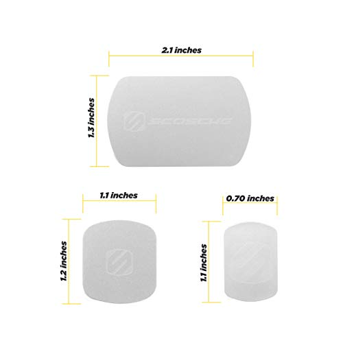 MAGRKSRI MagicMount Replacement Metal Plate Kit for Phone (Original / 3 Plates / Silver)