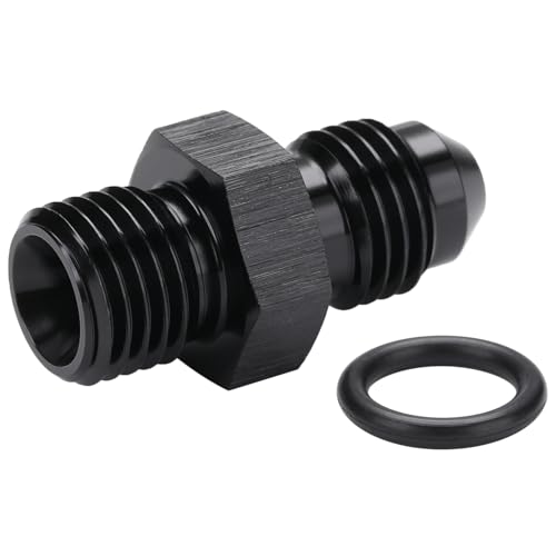4AN Male Flare to 4AN ORB O (4AN to 4AN ORB / Black - 1PC)