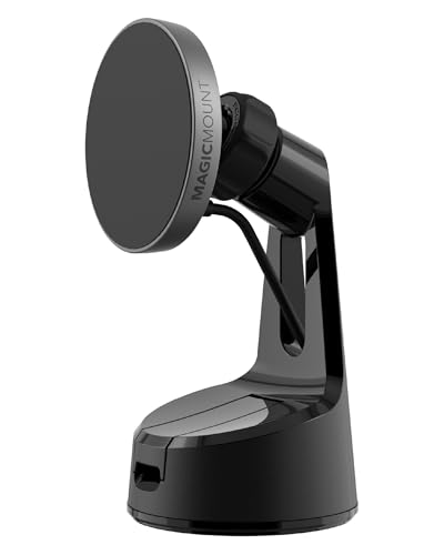 MagicMount Charge Pro Qi2 Fast Wireless Charging MagSafe Car Mount Charger (Window / Dash Suction / Circle)