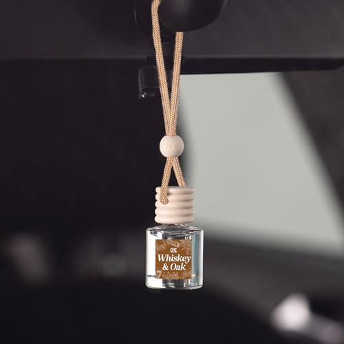 CANDECraftCo 2 Pack Hanging Car Air Freshener Diffuser for Essential Oils