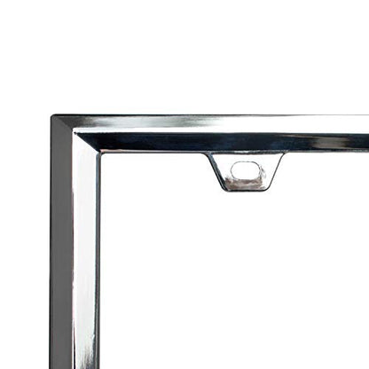3D Chrome License Plate Frames (Triangle Pattern)
