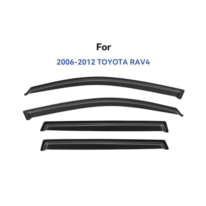 Window Visors Rain Guards for 2006 (2006-2012 Toyota RAV4)