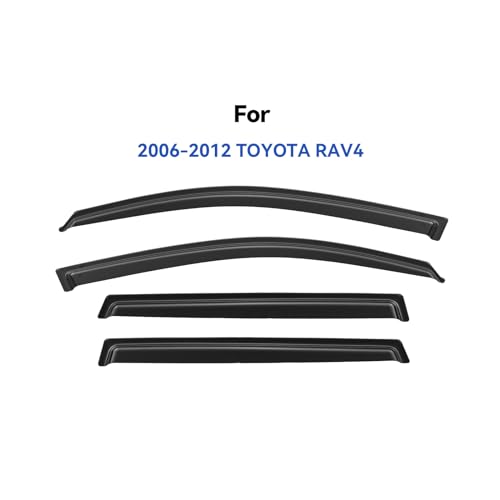 Window Visors Rain Guards for 2006 (2006-2012 Toyota RAV4)