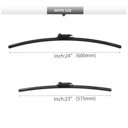 Front Windshield Wipers for BMW 6 Series 2003 (For BMW 6 Series / 2003-2010)