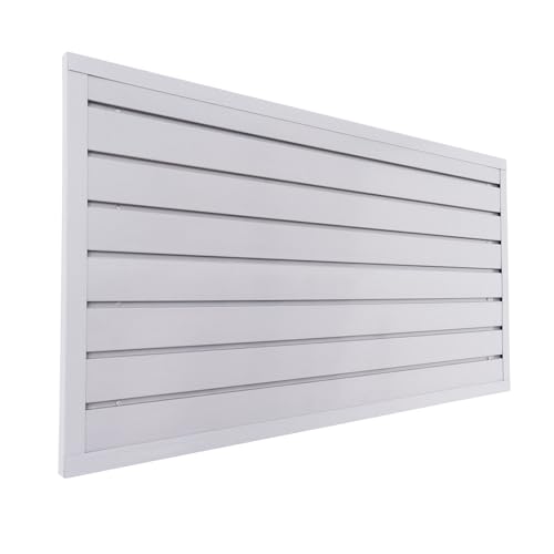 Slat Wall Paneling Garage Wall Organizer (Grey / 4x2ft)