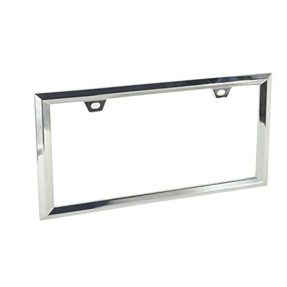 3D Chrome License Plate Frames (Triangle Pattern)
