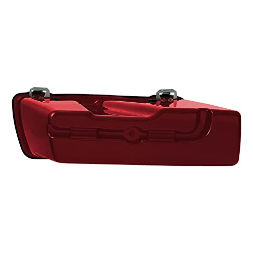 Motorcycle Saddle bags Hard Saddlebags For Harley Touring 1993 (Red# / Standard)