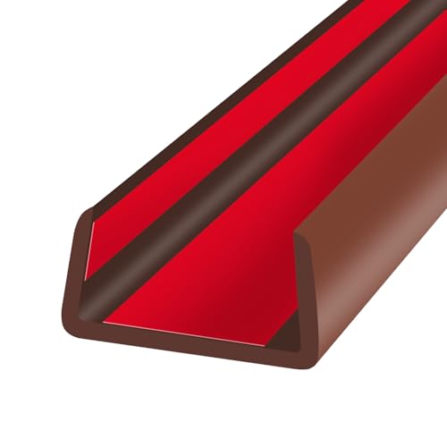 Rubber Edge Trim (Fit 1-3/4" - L20' / Brown)