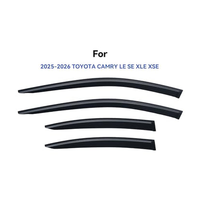 Window Visors Rain Guards for 2025 2026 Toyota Camry Sedan (2025-2026 Toyota Camry)