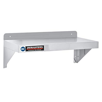 Stainless Steel Wall Mount Shelf 24" Wide x 14" Deep Commercial Grade (14 x 24 inch)