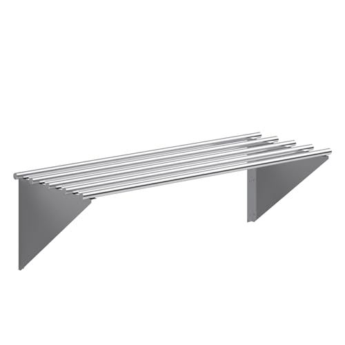 18 in. x 48 in. NSF Stainless Steel Tubular Wall Shelf (18 in. x 48 in.)