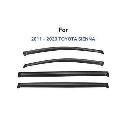 Window Visors Rain Guards for 2011 (2011-2020 Toyota Sienna)