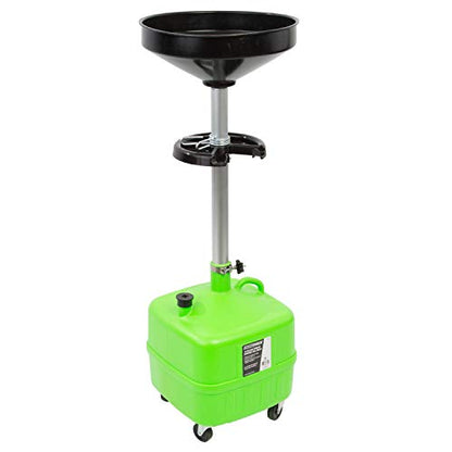 9 Gallon Oil Drain Pan with Adjustable Funnel (9 gallon)