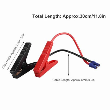 Car Emergency Jump Starter Battery Clip Test Lead Clamp EC5 Plug Connector 12V for Emergency Portable Car Jump Start Battery Booster Cable ﻿