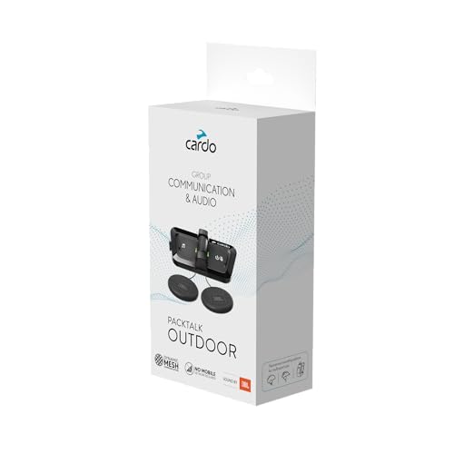 PACKTALK Outdoor Helmet Communication System (Outdoor Black / Single Pack)