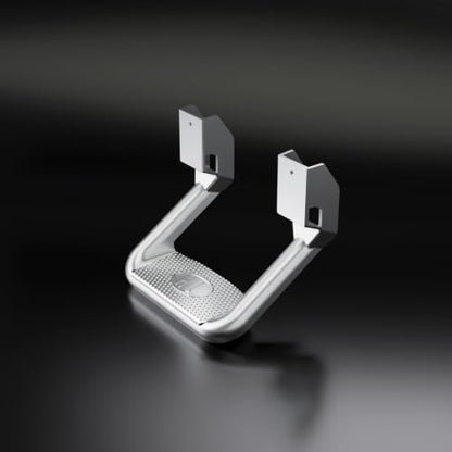 2Pcs Side Step Compatible with Chevrolet GMC Ford Isuzu Mitsubishi (silvery)