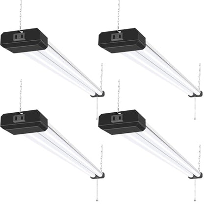 4FT Linkable LED Shop Light for Garage (Black / 4ft-60w)