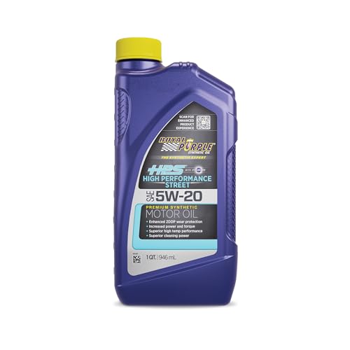 36520-6PK HPS 5W-20 Synthetic Motor Oil with Synerlec Additive Technology - 1 Quart, (Case of 6) (5W-20 / 1 Quart, Case of 6)