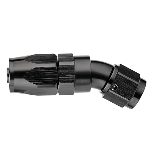 6AN 30 Degree One Piece Full Flow Hose End Fitting Swivel for CPE Braided Hose (6AN / 30 Degree)