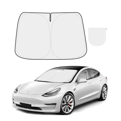 300T Sunshade for Tesla Model Y Model 3 (Silver)