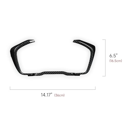 Car ABS Center Console Instrument Dashboard Panel Trim Cover Only for 2025 2026 Subaru Forester Carbon Fiber Interior Accessories (Instrument Dashboard Decal)