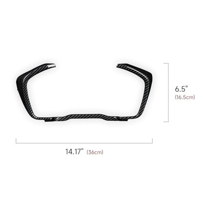 Car ABS Center Console Instrument Dashboard Panel Trim Cover Only for 2025 2026 Subaru Forester Carbon Fiber Interior Accessories (Instrument Dashboard Decal)
