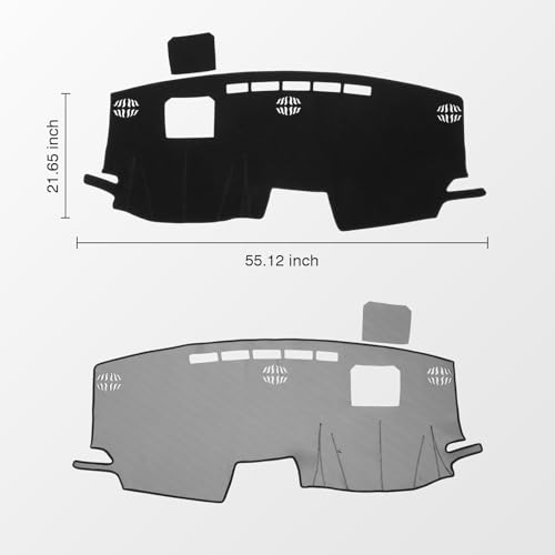 Black Dash Cover for Toyota Sienna 2021 (Sienna 21-26(black))